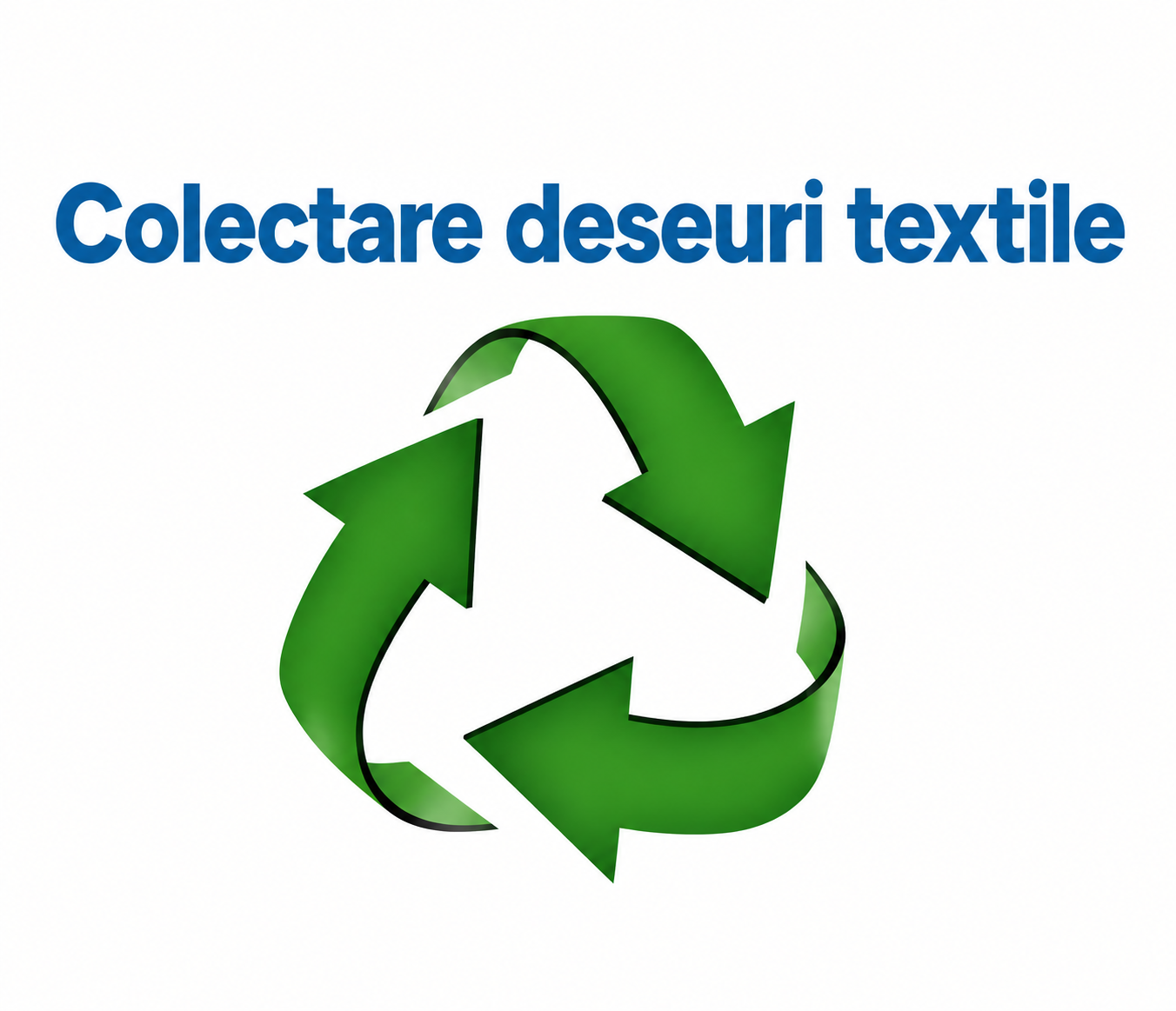 Anunț colectare deșeuri textile